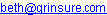 Image of email address of Beth Bauer
